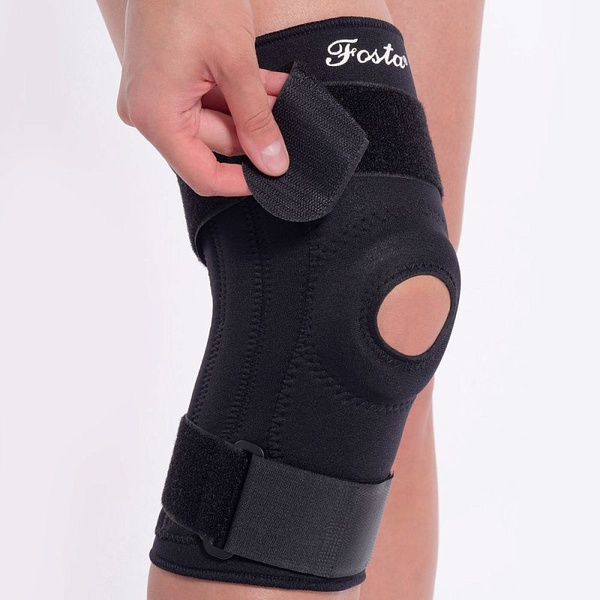 Neoprene Knee Brace with Lateral Stabilizers: FOSTA Orthosis for Men & Women