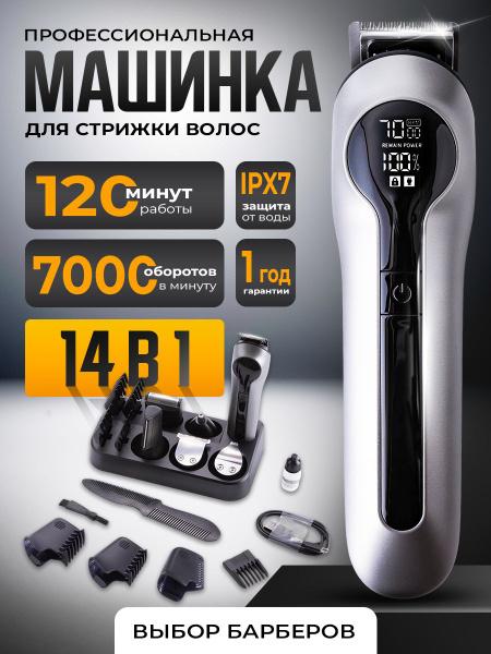 Professional Hair Clipper & Beard Trimmer