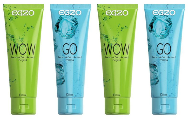 Egzo WOW & GO Gel & Lubricant Duo (100ml)