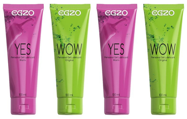 Egzo WOW & YES Gel & Warming Lubricant Duo (100ml)