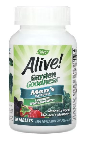 Men's Multivitamin 60ct: Energy, Immunity, Heart, Brain, Bone & Muscle Support