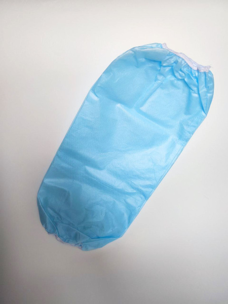Blue Laminated Non-Woven Cuffs - 5 Pairs (10 Pcs)