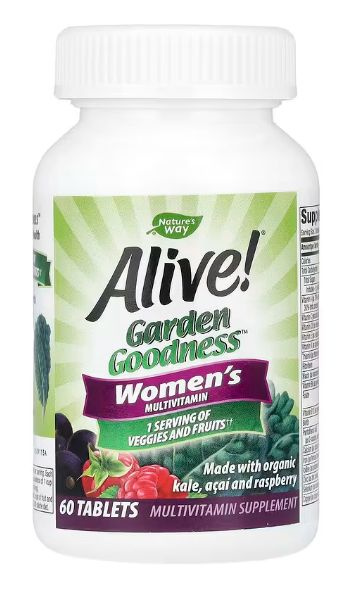 Nature's Way Alive! Women's Multivitamin: 60 Tablets, Supports Hormone Balance & Energy