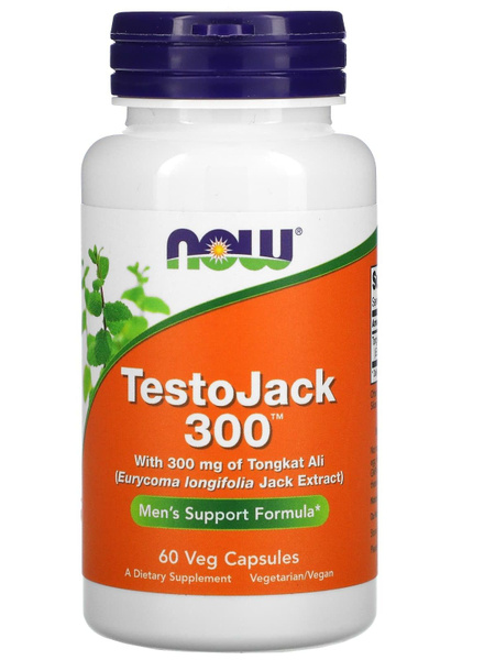 TestoJack 300 (60 Vegetarian Capsules) - NOW Foods