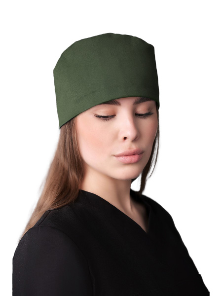 Testis TZ001 Olive Medical Bouffant Cap