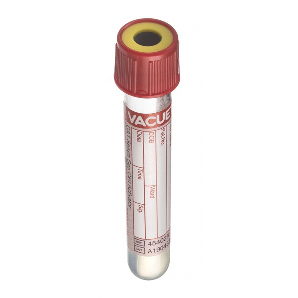 Vacuette Blood Collection Tubes with Clot Activator & Gel (2.5ml, 50 Pack)