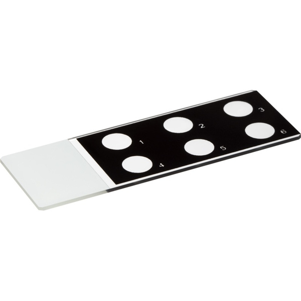 Apexlab Microscope Slides: 50 Pack, 25x75x1.1mm, 6-Well