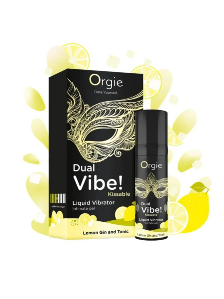 Lemon Gin & Tonic Flavored Edible Vibrator (15ml)