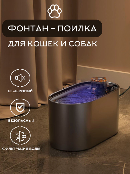 Automatic Pet Water Fountain with Filter - 3 Liter Capacity