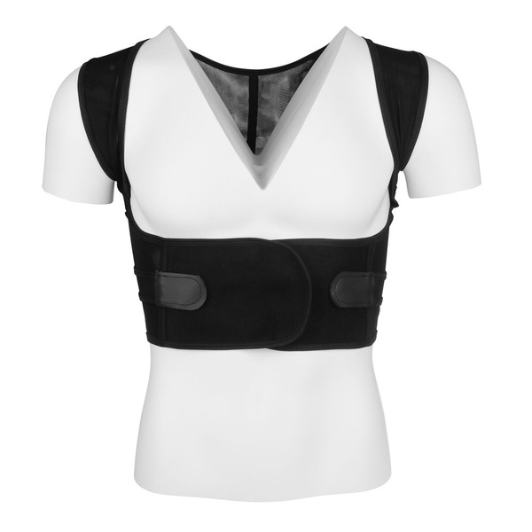 Posture Corrector Brace (Large, 59-66 inches), SBR & Polyester Blend