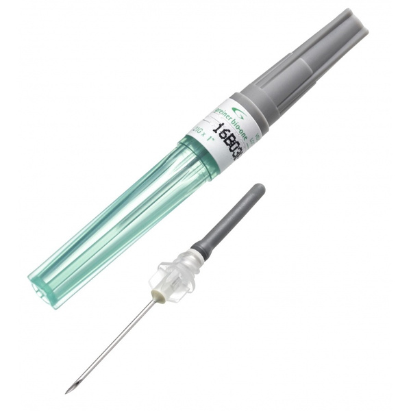 Vacuette Double-Ended 21G Needle (0.8x25mm, Green, 100-pack)