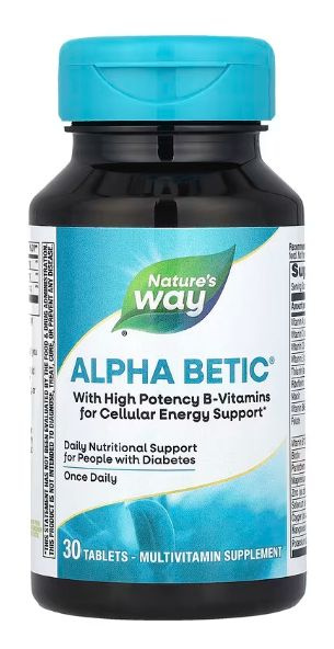 Nature's Way Alphabetical Multivitamin: 30 Tablets, Energy, Immunity & Heart Health
