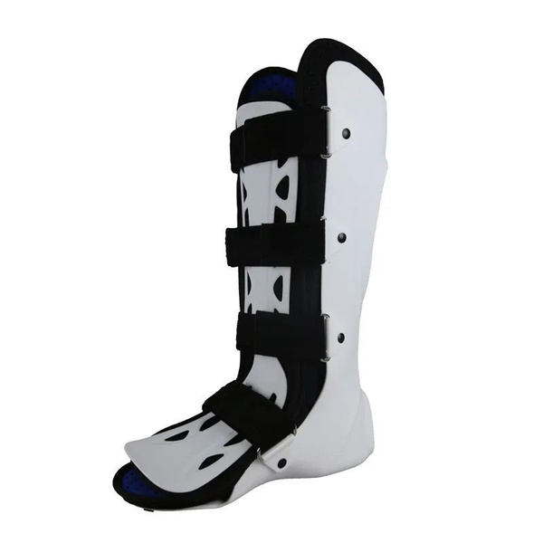 Rigid Ankle Brace: Post-Op Immobilizer for Fractures, Sprains & Bruises (Left, Sizes 33-36)