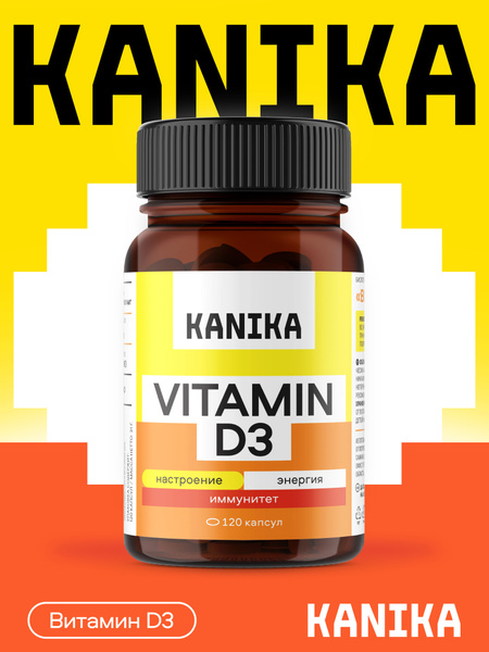 Kanika Vitamin D3 2000 IU (120 Capsules)