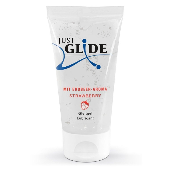 Justglide Strawberry Lubricant Gel - 50ml
