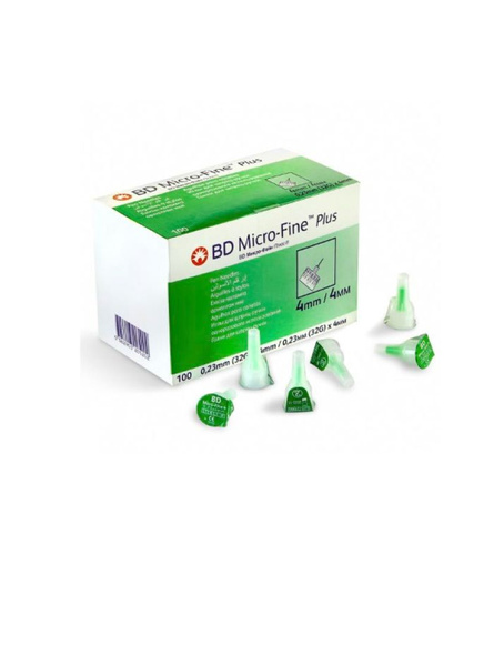 BD Micro-Fine Plus Insulin Pens Needles (4mm, 100 Count)