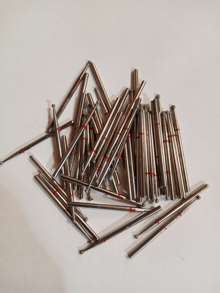 VladMiva 1.4mm Diamond Nail Bit - Red Ring (20pcs)