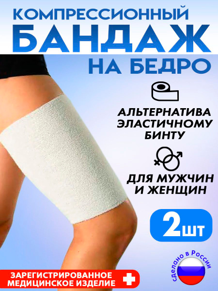 Compression Thigh Bandages (2-Pack), Size 3 - LPP Pharm