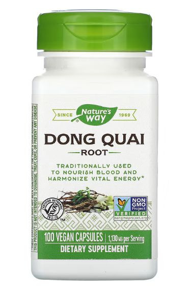 Dong Quai Root 565mg (100 Capsules) - Supports Women's Health & Hormone Balance