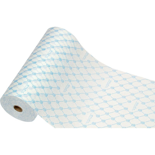 Wholesale Spunlace Wipes Rolls: 50gsm Blue, 35x70cm, 100/Roll