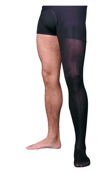 Black Compression Stockings, Class 2: ORTO Brand