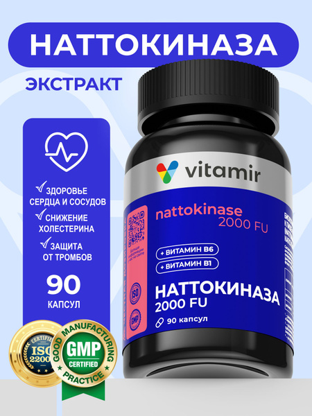 Nattokinase 90 Capsules: Heart & Vascular Support