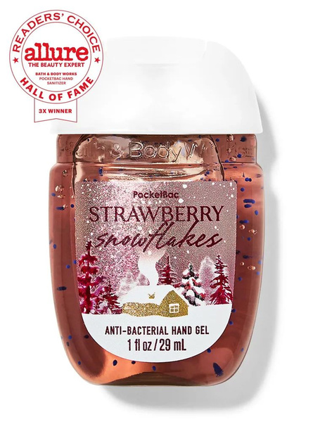 Bath & Body Works Strawberry Snowflakes Hand Sanitizer
