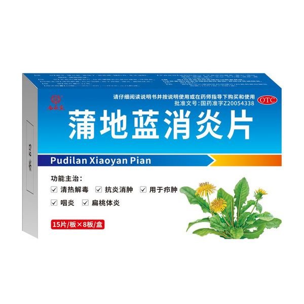 Pudilan Xiaoyan Tablets (120 Count)