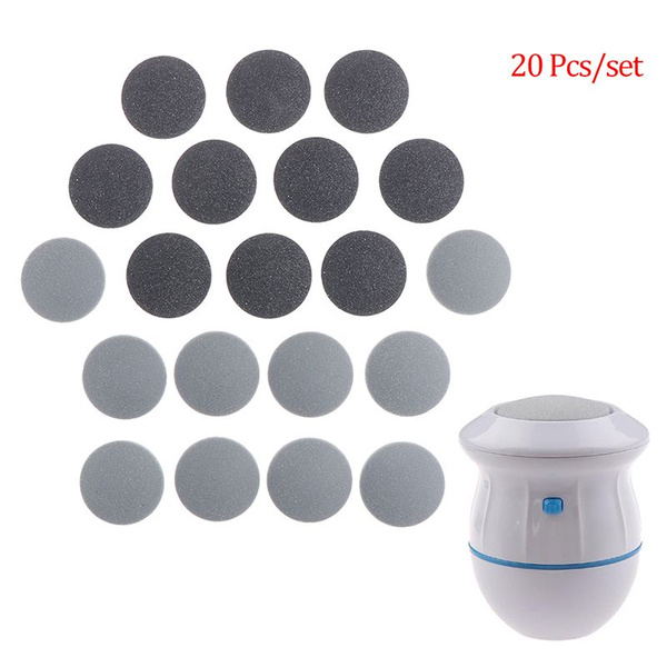Round Nail Grinding Heads (10 Black, 10 Gray, Bulk Pack)