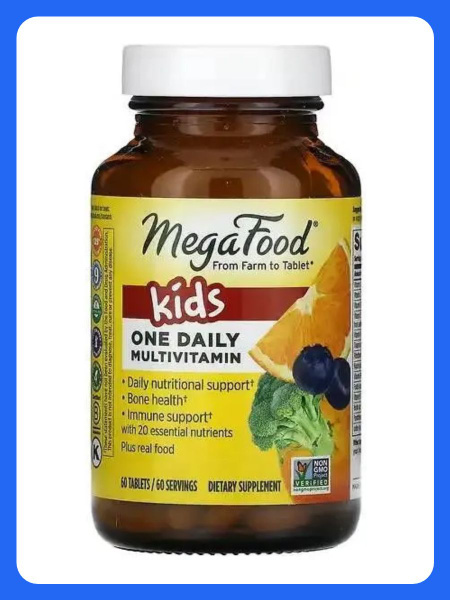 MegaFood Multivitamin for Kids: 60 Tablets