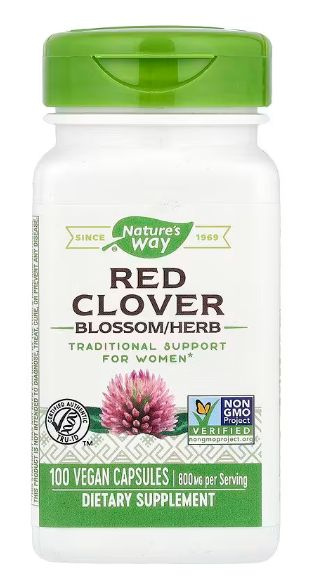 Nature's Way Red Clover 400mg: Supports Women's Health & Hormone Balance