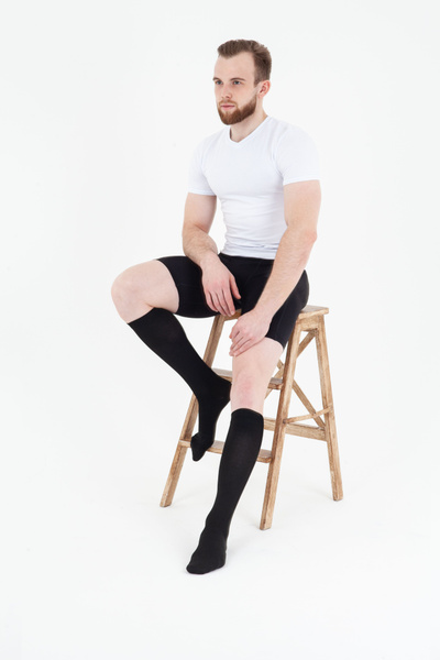 Black Compression Socks, Class 2 Compression - ORTO