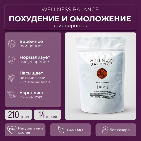 Detox Smoothie for Weight Loss: Antioxidant Body Cleanse with Organic Fruits & Vegetables
