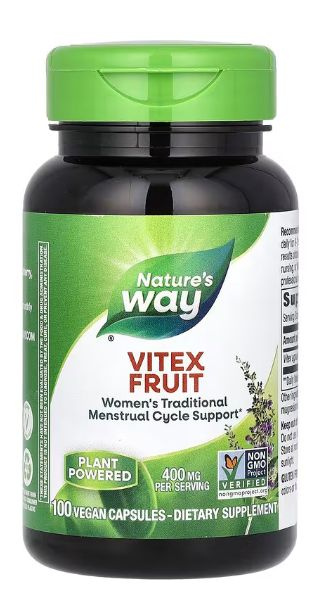 Vitex 400mg (100 Capsules): Supports Regular Cycles & Reproductive Health