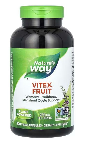 Vitex 400mg (320 Capsules): Supports Regular Cycles & Reproductive Health