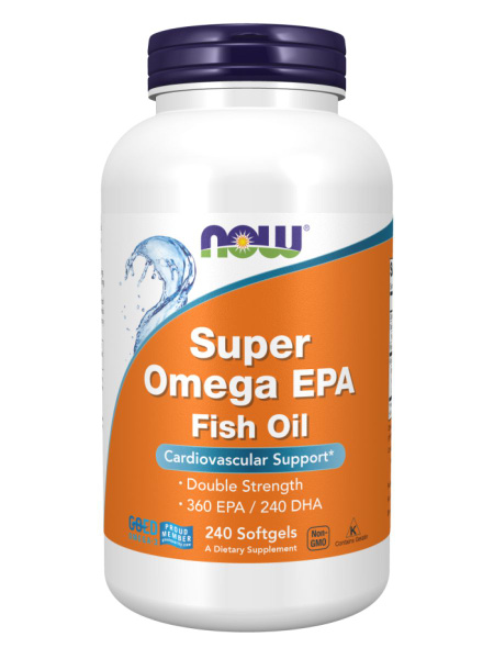 Super Omega-3 EPA 1200mg: Alaskan Salmon Oil, 240 Capsules