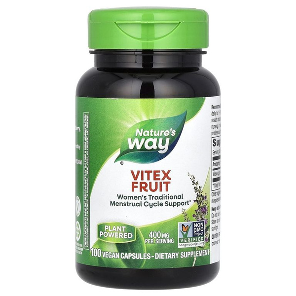 Vitex 400mg (100 Capsules): Regulate Your Cycle & Support Reproductive Health