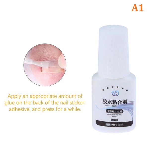 Nail Art Inlays: Patches & Glue for Nail Correction