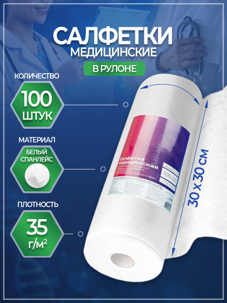 Bulk Roll Paper Towels: 100 Count, 30x30cm
