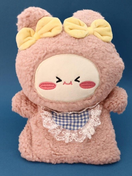 Reusable Plush Hand Warmer, "Warm Hugs" Pink, 400ml