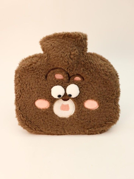 Reusable Plush Hand Warmer, Funny Faces Bear, 1000ml