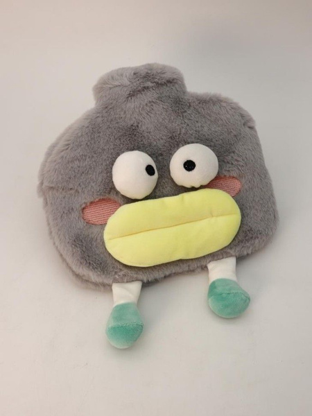 Reusable Plush Weirdos Hand Warmer, Gray, 1000ml