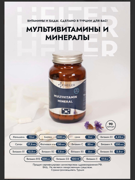 Multivitamin & Mineral Supplement: Boost Your Health