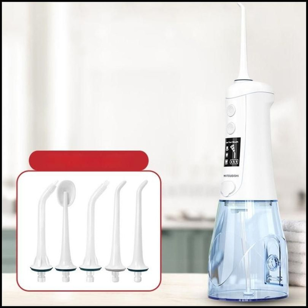 Mitsubishi Portable Water Flosser: Tartar Removal & Orthodontic Cleaning