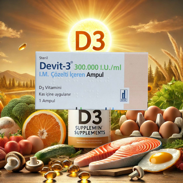 Devit D3 300,000 IU: High-Potency Vitamin D3 Supplement from Turkey