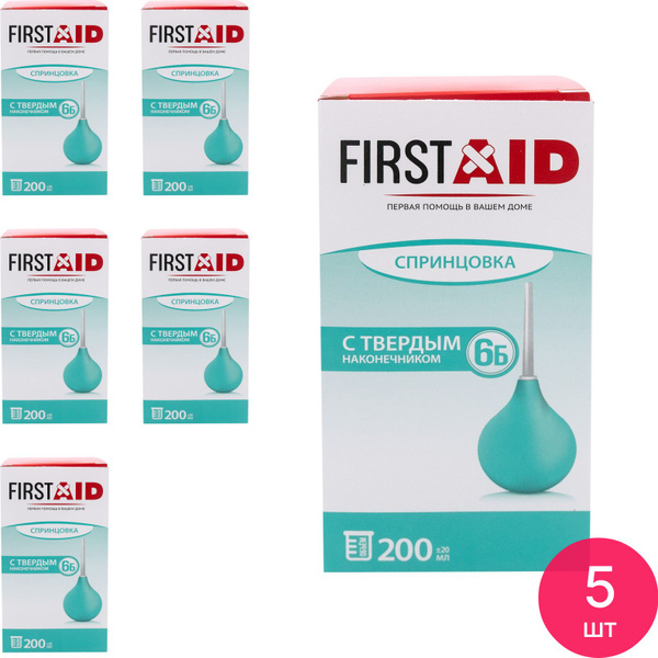 Fersteid 6B Plastisol Enema Set (5 x 200ml, Rigid Tip)