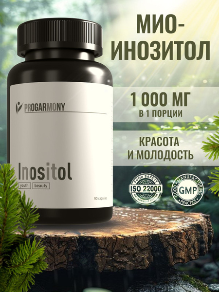 Inositol 1000mg for Women: Hormone Balance & Female Wellness - 90 Capsules
