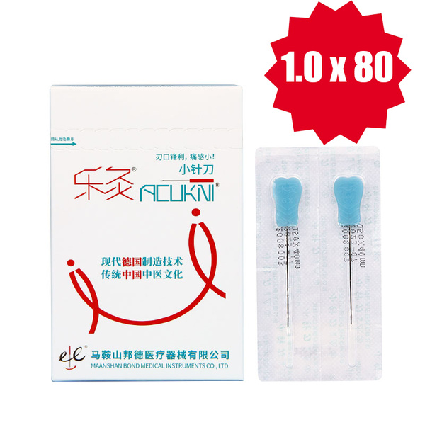 Acupuncture Needle 1.0x80mm: Dynamic Use
