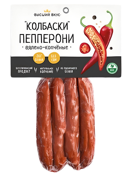 Vegan Pepperoni Smoked Sausages (Superior Taste), 120g