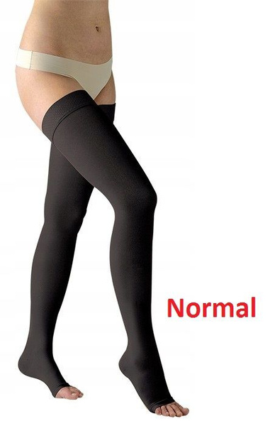 Avicenum PHLEBO 360 Black Compression Stockings (Class 2, 1 Pair)